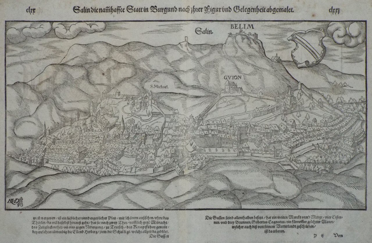 Map of Salins-les-Bains - Salins-les-Bains